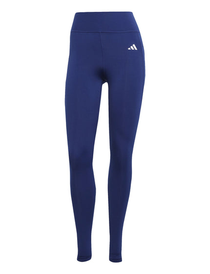 adidas Optime Essentials Stash Pocket Full-Length Leggings - Dark Blue/Whiteimage5- The Sports Edit