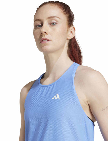 adidas Own The Run Tank Top - Blue Fusionimage2- The Sports Edit