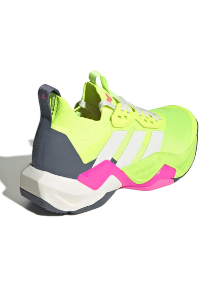 adidas Rapidmove ADV 2 HIIT Training Shoes - Lucid Lemon/Chalk White/Lucid Pinkimage3- The Sports Edit