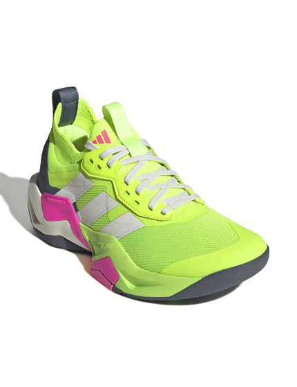 adidas Rapidmove ADV 2 HIIT Training Shoes - Lucid Lemon/Chalk White/Lucid Pinkimage2- The Sports Edit