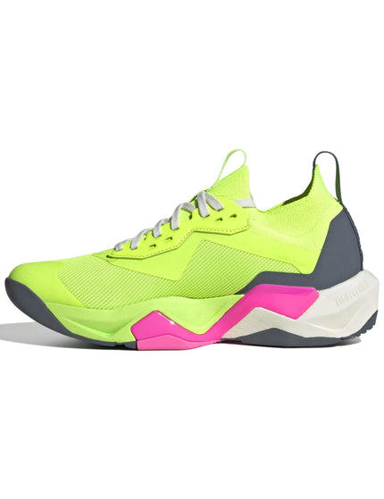 adidas Rapidmove ADV 2 HIIT Training Shoes - Lucid Lemon/Chalk White/Lucid Pinkimage4- The Sports Edit