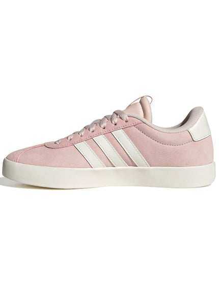 adidas VL Court 3.0 Shoes - Wonder Quartz/Core White/Cyber Metallicimage4- The Sports Edit