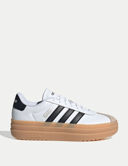 adidas VL Court Bold Shoes - Cloud White/Core Black/Wonder Beigeimage1- The Sports Edit