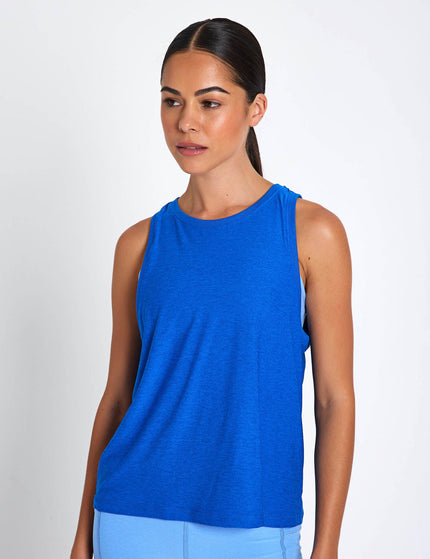 Beyond Yoga Featherweight Rebalance Tank - Court Blue Heatherimage1- The Sports Edit