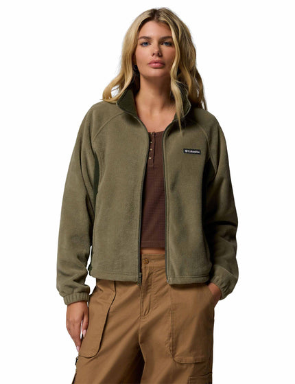 Columbia Benton Springs Relaxed Full Zip Fleece Jacket - Stone Greenimage4- The Sports Edit