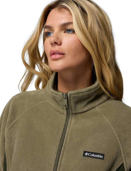 Columbia Benton Springs Relaxed Full Zip Fleece Jacket - Stone Greenimage5- The Sports Edit