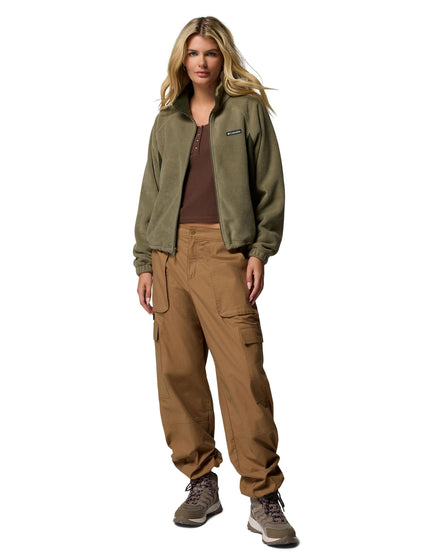 Columbia Benton Springs Relaxed Full Zip Fleece Jacket - Stone Greenimage7- The Sports Edit