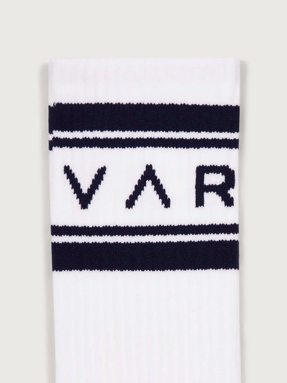 Varley Astley Active Sock - White/Blue Nightsimage2- The Sports Edit