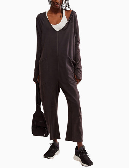 FP Movement Hot Shot Long-Sleeve Onesie - Blackimage1- The Sports Edit