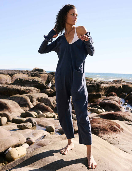 FP Movement Hot Shot Long-Sleeve Onesie - Midnight Navyimage6- The Sports Edit
