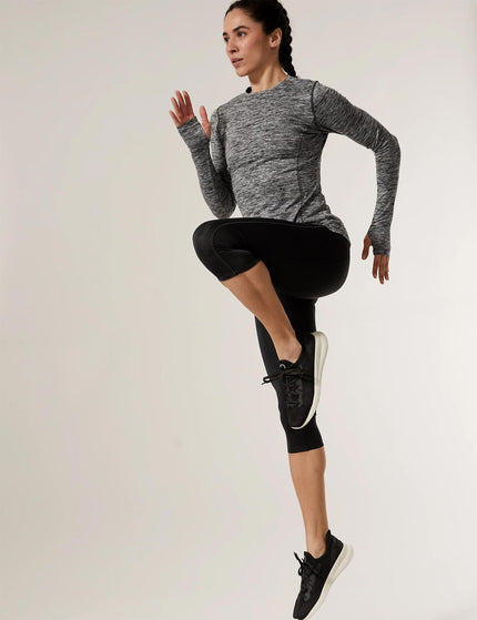 Goodmove Go Move Cropped Gym Leggings - Blackimage1- The Sports Edit