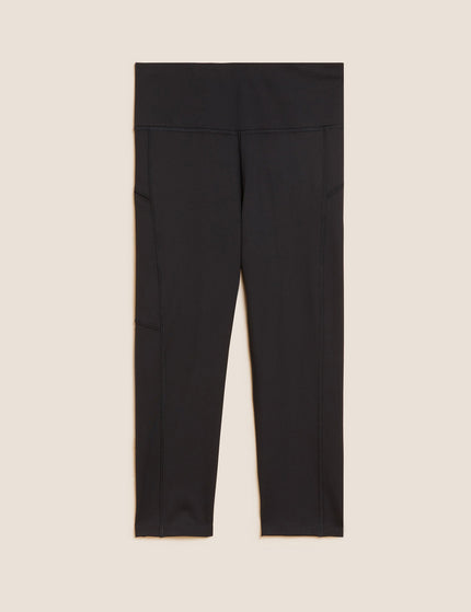 Goodmove Go Move Cropped Gym Leggings - Blackimage7- The Sports Edit