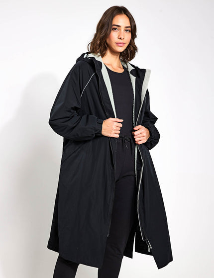 Goodmove Stormwear Borg Lined Changing Robe - Blackimage4- The Sports Edit