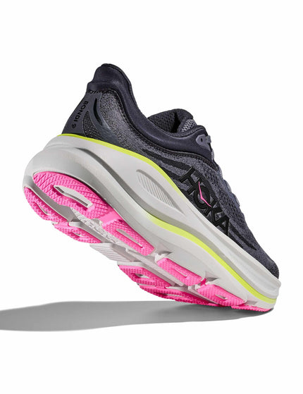 HOKA Bondi 9 - Charcoal Grey/Grey Skiesimage5- The Sports Edit