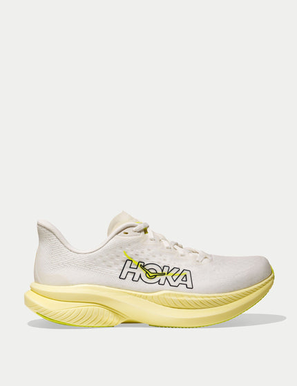HOKA Mach 6 - White/Neon Hoka Citrusimage1- The Sports Edit