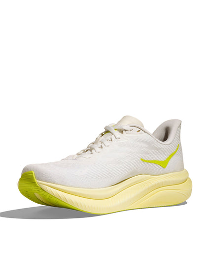 HOKA Mach 6 - White/Neon Hoka Citrusimage3- The Sports Edit