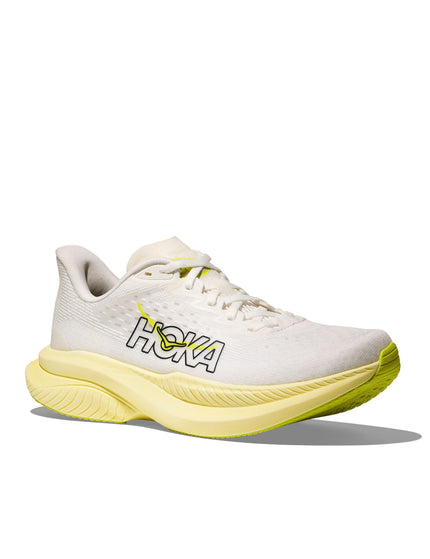 HOKA Mach 6 - White/Neon Hoka Citrusimage2- The Sports Edit