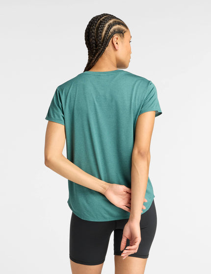 New Balance Sport Core Heather T-Shirt - New Spruce Heatherimage2- The Sports Edit