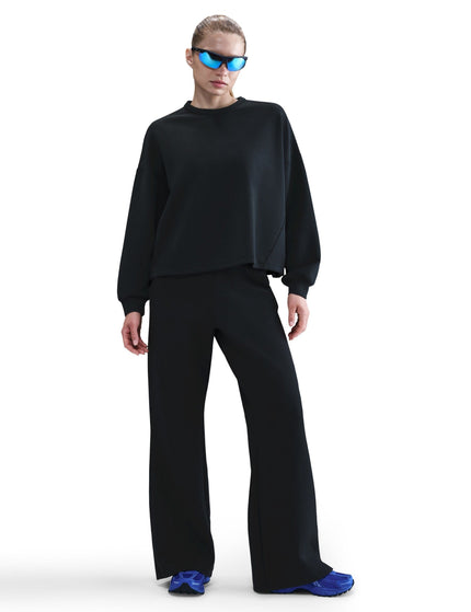 Nike 24.7 ImpossiblySoft Dri-FIT Loose Flared Pants - Black/Dark Smoke Greyimage3- The Sports Edit