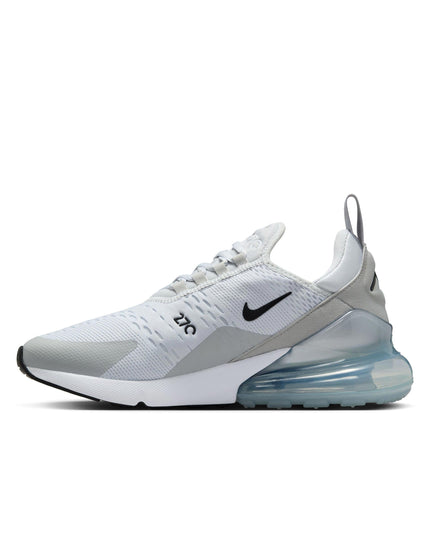 Nike Air Max 270 Shoes - Pure Platinum/Black/Light Smoke Greyimage5- The Sports Edit