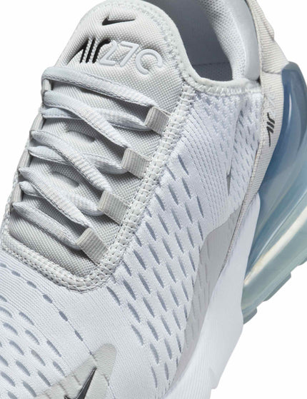Nike Air Max 270 Shoes - Pure Platinum/Black/Light Smoke Greyimage7- The Sports Edit