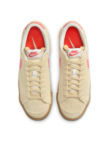 Nike Blazer Low '77 Vintage Shoes - Alabaster/Magic Ember/Gum Light Brownimage4- The Sports Edit