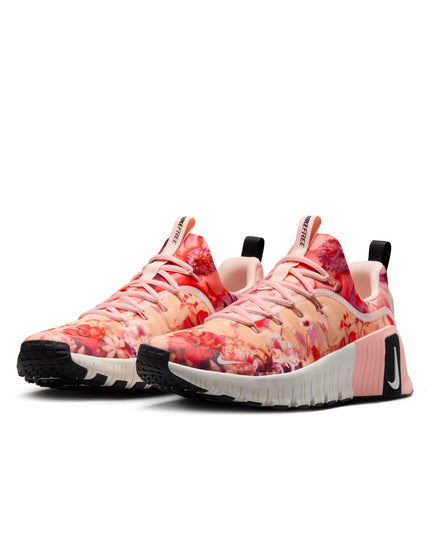 Nike Free Metcon 6 AMP Shoes - Washed Coral/Black/Sailimage2- The Sports Edit