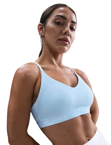 Nike Indy Light Support Sports Bra - Celestine Blueimage1- The Sports Edit