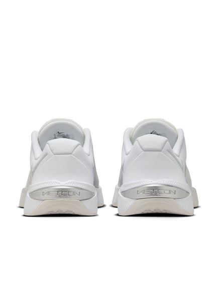 Nike Metcon 10 Shoes - White/Platinum Tint/Wolf Grey/Metallic Silverimage3- The Sports Edit