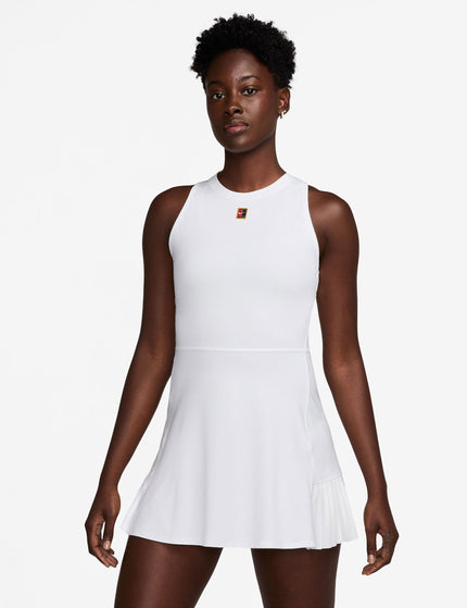 Nike NikeCourt Slam Dri-FIT Tennis Dress - Whiteimage1- The Sports Edit