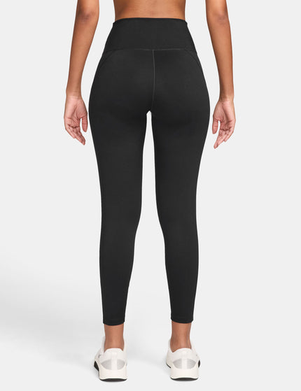 Nike One High Waisted 7/8 Leggings - Black/Dark Smoke Greyimage2- The Sports Edit