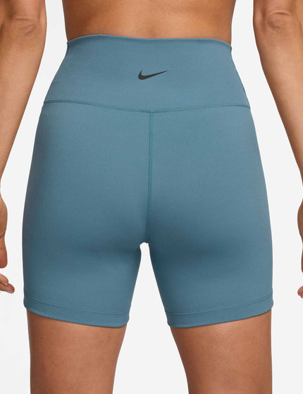 Nike One High Waisted 5" Biker Shorts - Smokey Blue/Blackimage3- The Sports Edit