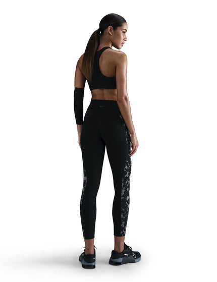 Nike W Nk One Df Hr 7/8 Tight AopBLACK/BLACK/BLACKimage8- The Sports Edit