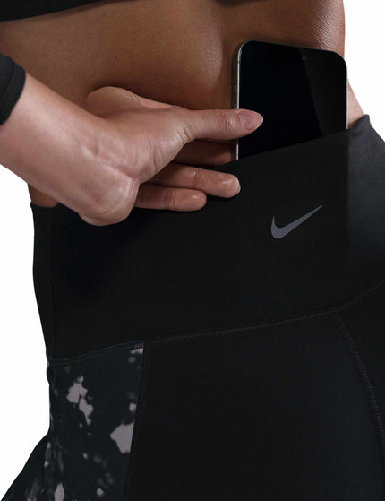 Nike W Nk One Df Hr 7/8 Tight AopBLACK/BLACK/BLACKimage3- The Sports Edit