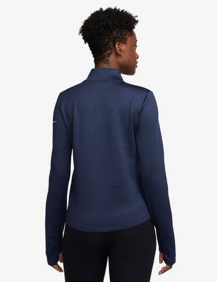 Nike One Therma-FIT 1/2-Zip Mid Layer - Midnight Navyimage2- The Sports Edit
