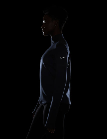 Nike One Therma-FIT 1/2-Zip Mid Layer - Midnight Navyimage4- The Sports Edit