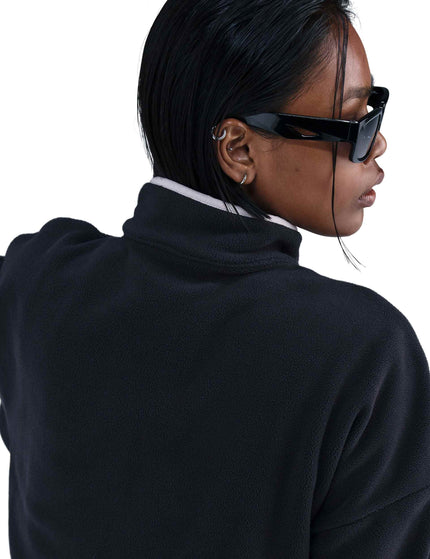 Nike Sportswear Club Fleece Loose Jacket - Black/College Greyimage2- The Sports Edit