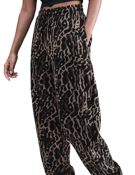 Nike Sportswear Phoenix Fleece Oversized Printed Sweatpants - Black/Ironstone/Blackimage1- The Sports Edit