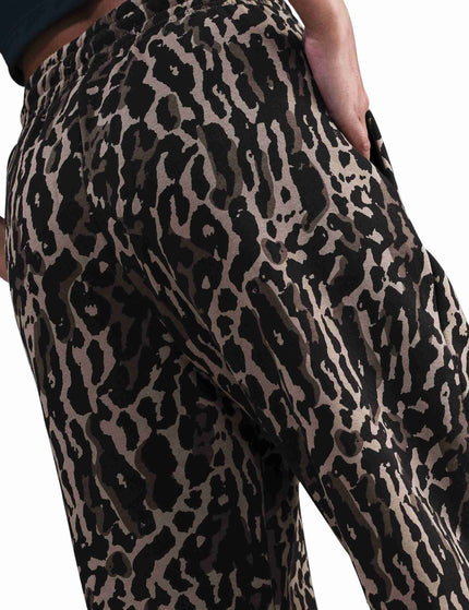 Nike Sportswear Phoenix Fleece Oversized Printed Sweatpants - Black/Ironstone/Blackimage2- The Sports Edit