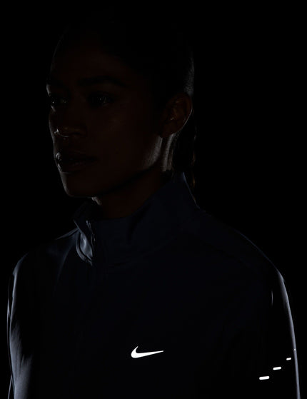 Nike Swift Dri-FIT Full-Zip Running Mid Layer - World Indigo/Reflective Silverimage4- The Sports Edit