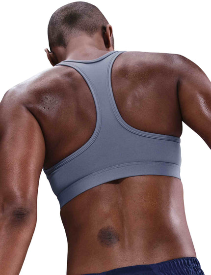 Nike Swoosh Medium Support Bra - World Indigo/Whiteimage2- The Sports Edit
