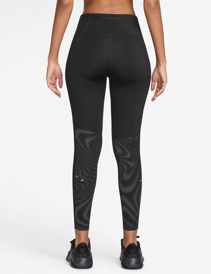 Nike Tempo Flash High Waisted 7/8 Running Leggings - Black/Reflective Silverimage2- The Sports Edit
