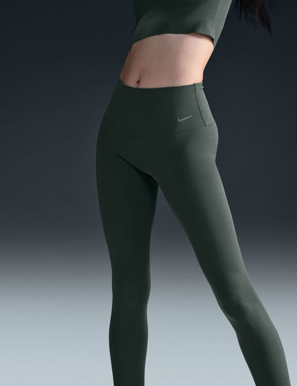 Nike Zenvy High Waisted Leggings - Vintage Green/Blackimage3- The Sports Edit