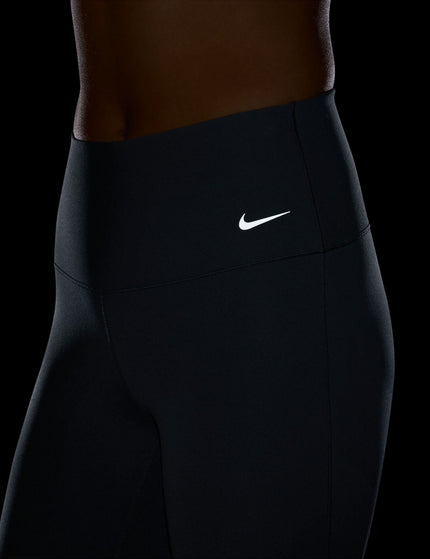 Nike Zenvy High Waisted Flared Leggings - Seaweed/Blackimage4- The Sports Edit