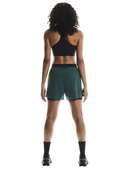 ON Running 3" Performance 2-in-1 Shorts - Spirulina/Blackimage6- The Sports Edit