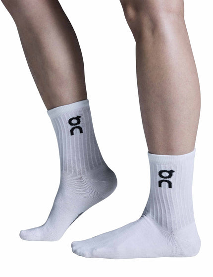 ON Running Logo Sock High 3P - Whiteimage2- The Sports Edit