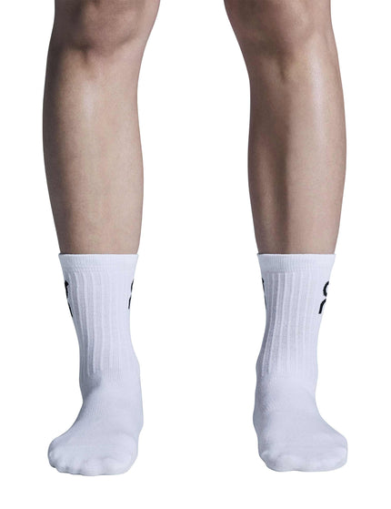 ON Running Logo Sock High 3P - Whiteimage3- The Sports Edit