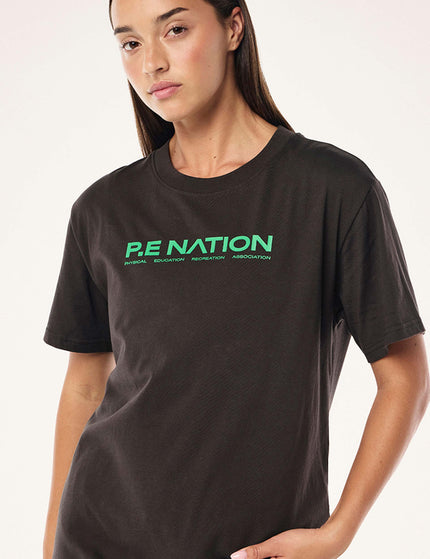 PE Nation Aero Short Sleeve Tee - Caviarimage4- The Sports Edit