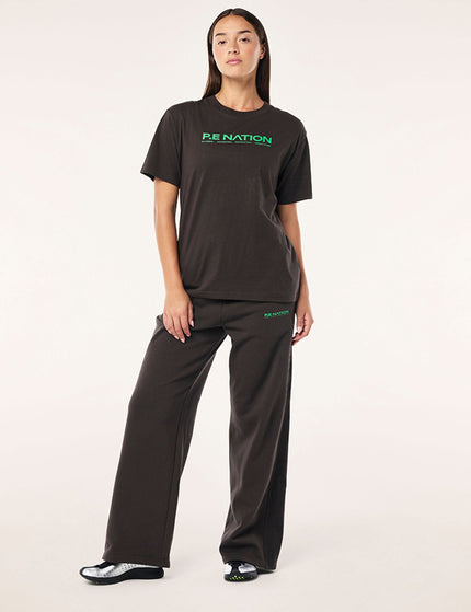 PE Nation Aero Short Sleeve Tee - Caviarimage6- The Sports Edit