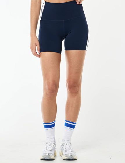PE Nation Highgate 5" Bike Short - Dark Navy/Optic Whiteimage3- The Sports Edit